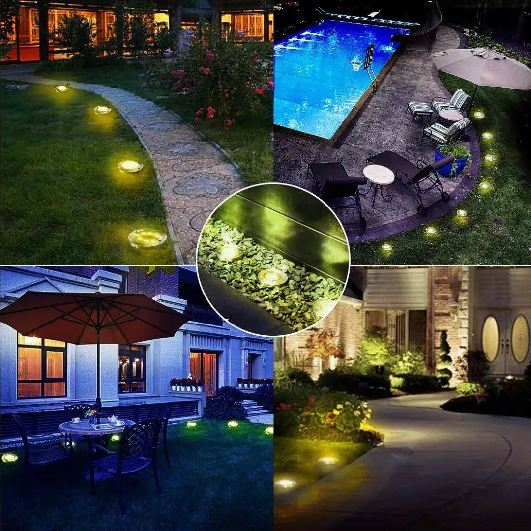 Solar Ground Light (4pcs)